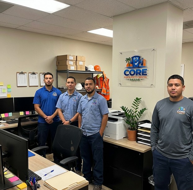 Core Porta Potty Rental Miami team